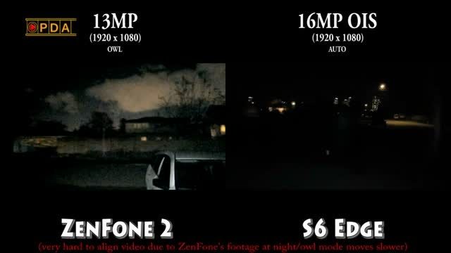 مقایسه ی فیلمبرداری zenfone 2  و Galaxy S6 edge در شب