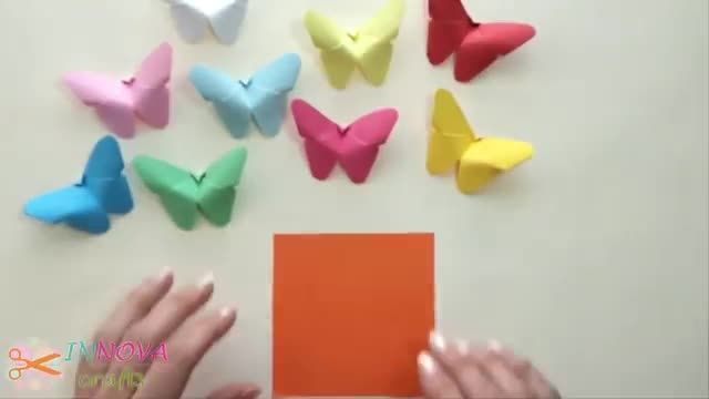 آموزش فوق العاده ساخت پروانه های رنگی بسیار زیبا