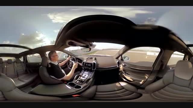 دو دور داغ با پورشه Cayenne S E-Hybrid - نمای 360 درجه