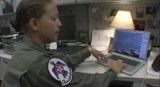 یک خلبان زن USAF