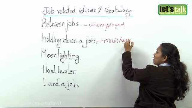 آموزش اصطلاحات رایج زبان انگلیسی (شغل و محل کار)