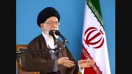 نظر امام خامنه ای راجع به گزینه های روی میز دشمن