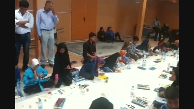 مسابقه حضوری نقاشی ویژه فرزندان اساتید و کارکنان