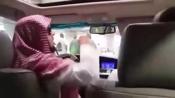 رمی جمرات شاهزاده سعودی.نگاه کنید و قضاوت کنید