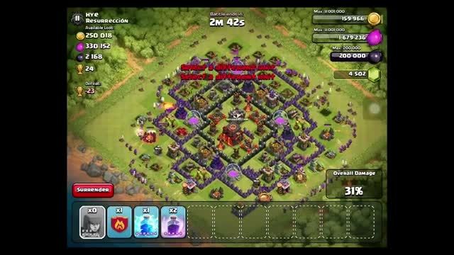 clash of clans attack for archer