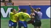 اخراج بخاطر ضربه آرنج در فوتبال:لئوناردو در جام جهانی 94