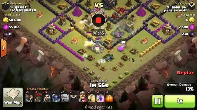 My attack.....clash of clans