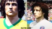 مقایسه ی چهره ی بازیکنان در pse 2015 / و FIFA 2015