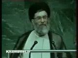 سخنرانی جالب و قدرتمند رهبر معظم انقلاب حضرت آیة الله خامنه ای در سازمان ملل در محكومیت ابرقدرتهای آن روز از جمله آمریكا