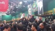 تشییع جنازه شهید عباسی در محفل رزمندگان اسلام پنجم محرم