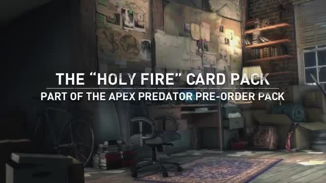 محتویات اضافهRise Of Tomb RiderبانامHoly Fire Card Pack