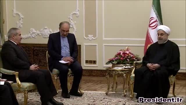 دیدار دکتر روحانی و وزیر خارجه اردن