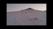 تیوب سواری در برف ههههه :))