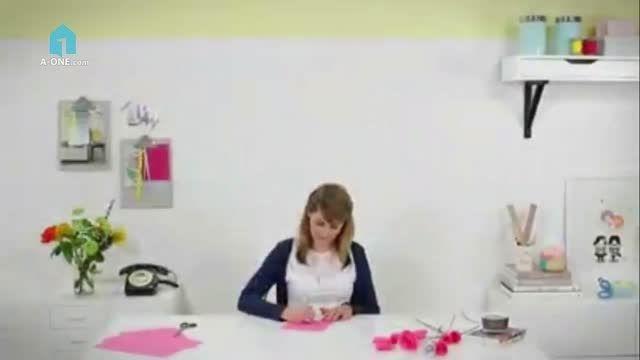ساختن گل های کاغذی
