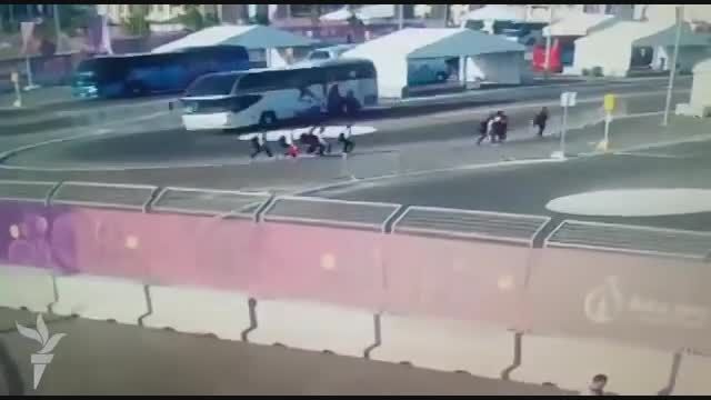 تصادف  اتوبوس با ورزشکاران