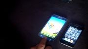 مقایسه galaxy s4 vs iphone 4s
