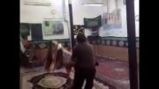 علم جوشی در حسینیۀ اردبیلی های مقیم مرکز - جابلو