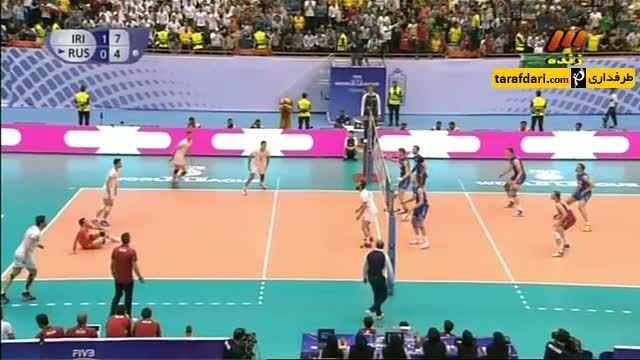 خلاصه والیبال ایران 3-0 روسیه