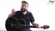 معرفی گیتار آکوستیک Staggمدل SA40 MJCFI توسط استیو کلمن
