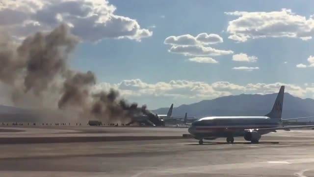 آتش گرفتن هواپیمای بریتیش ایرویز بعد از بلند شدن