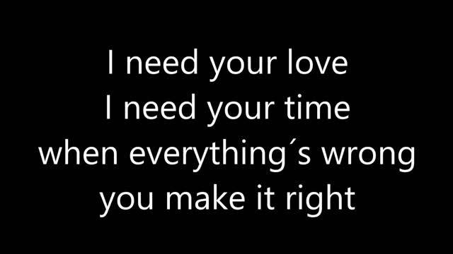 I need your Love - Calvin Harris feat. Ellie Goulding L