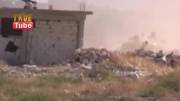 سوریه شلیک مستقیم تانک به موضع سلفیون