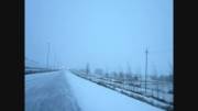 فیلم/ برف وکولاک در جاده های مواصلاتی نیر