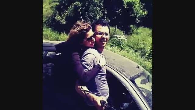 سلفی جذاب رانندگی دختر و پسر ایرانی