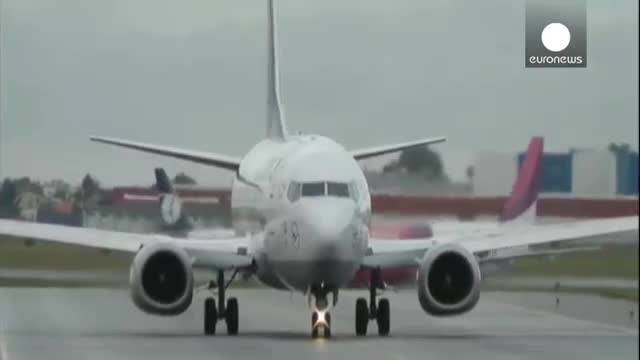 پهبادی که برای هواپیما خطر آفرین شد ...