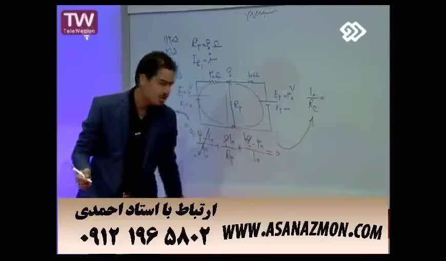 آموزش درس فیزیک توسط مهندس مسعودی - کنکور ۱۳