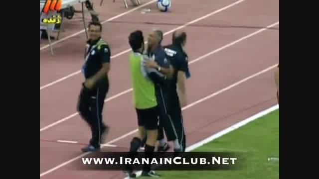 خوشحالی تیم ذوب آهن و ناراحتی اعراب در ورزشگاه ملک فهد
