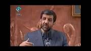شوخی کردن اقای ضرغامی با احمدی نژاد