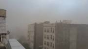 طوفان و گرد و خاک شدید در مشهد