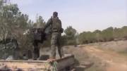 شکار تروریست های کمین کرده توسط جنگنده ارتش سوریه