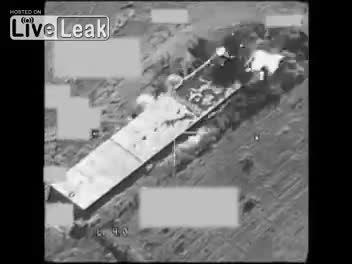 انهدام انبار بزرگ مهمات داعش توسط جنگنده بلژیکی در عراق