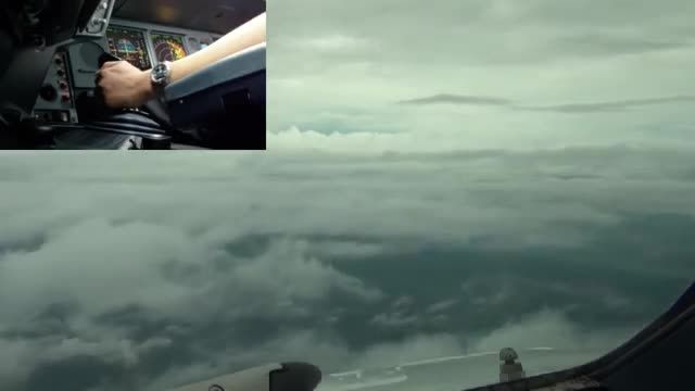 مشاهده فرودی جذاب در هوای طوفانی - JUSTFLY.IR