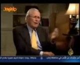 گفتگوی چالشی رامسفلد با الجزیره درباره جنگ ایران و عراق