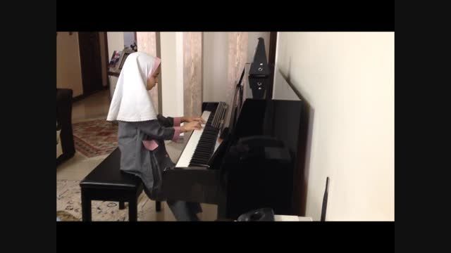 پیانیست جوان-دیبا همتی-رقص بهار(شهرداد روحانی)