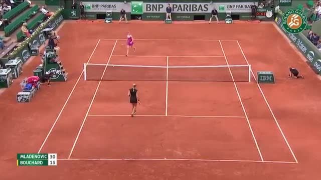 تنیس زنان : ملادوویچ - بوچارد (رولند گاروس)
