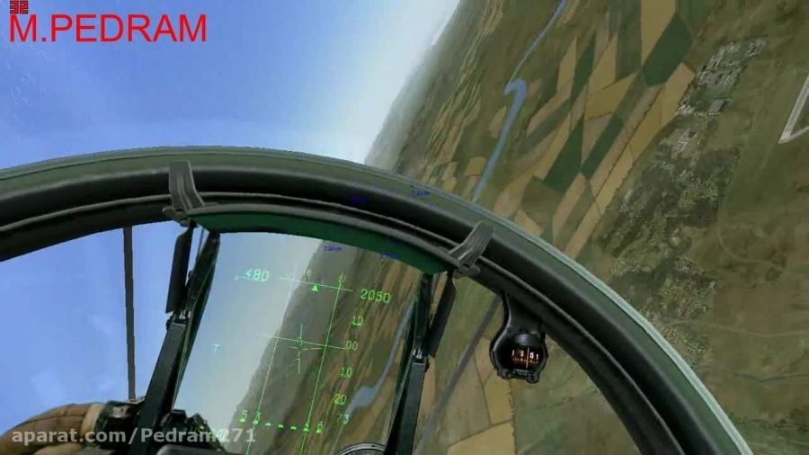 نبرد هوایی mig-29A با F-14 با خلبانی خودمHDببینید