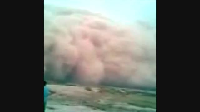 اولین لحظه ورود وحشتناک غبار از عراق به خاک ایران