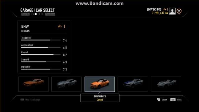 تمام ماشین های Racer در بازی NFS RIVALS