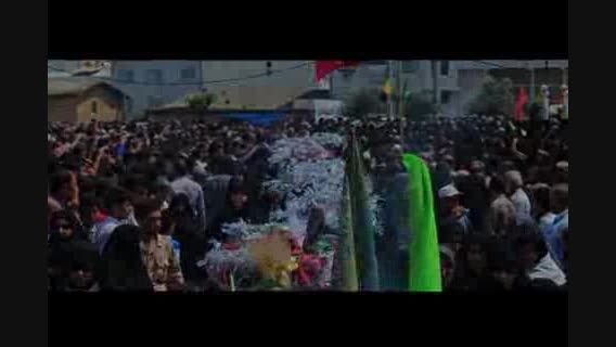 نماهنگ تشیع جنازه شهدا غواص بهشهر و حسینعلی بالویی