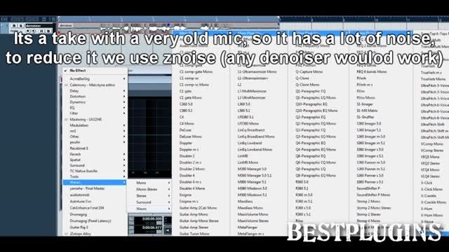 آموزش نویز گیری وکال بوسیله پلاگین dnoizer