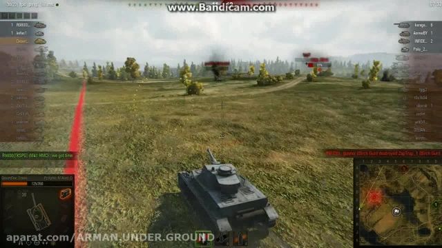 نابودی 4 تانک دشمن در یک بازی حساس