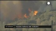 ادامه آتش سوزی در کالیفرنیا