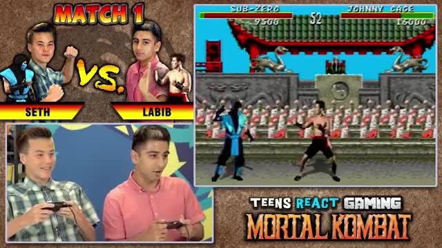 React Channel Mortal Kombat Teens Gaming
