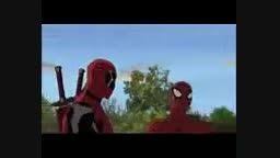 deadpool vs spider man  ددپول علیه مردعنکبوتی