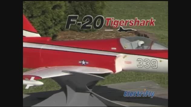 جنگنده الکتریکی F20 TIGERSHARK (رادیو کنترل)