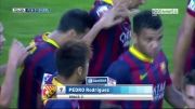 بارسلونا vs لوانته | 7 - 0 | گل پدرو